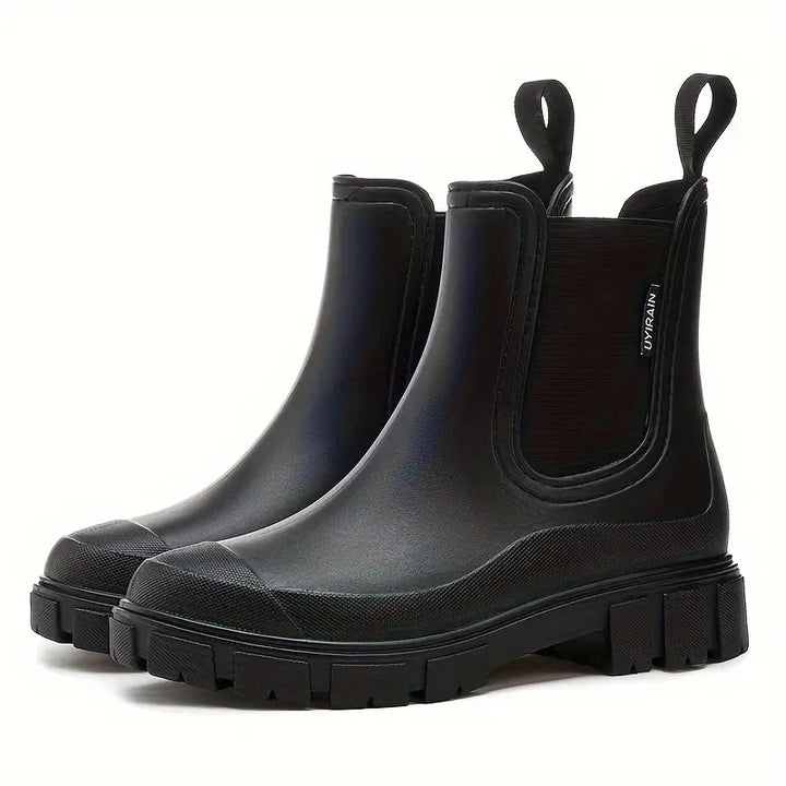 Women's Waterproof Chelsea Boots in Black