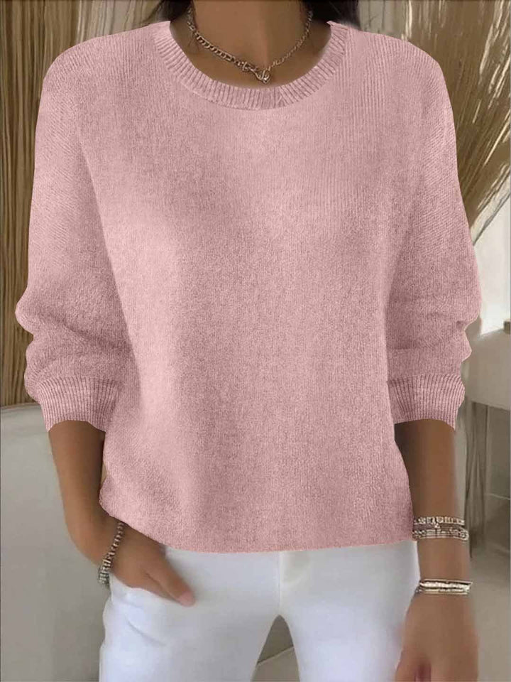 Women's everyday winter knit jumper in Pink
