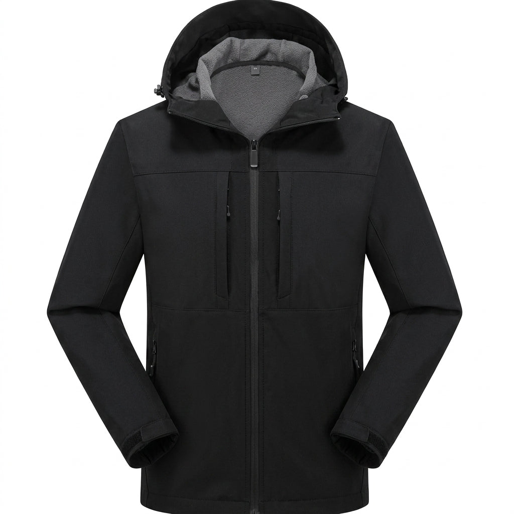 Men's Waterproof Softshell Jacket in Charcoal