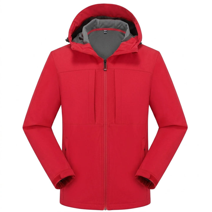 Men's Waterproof Softshell Jacket in Red