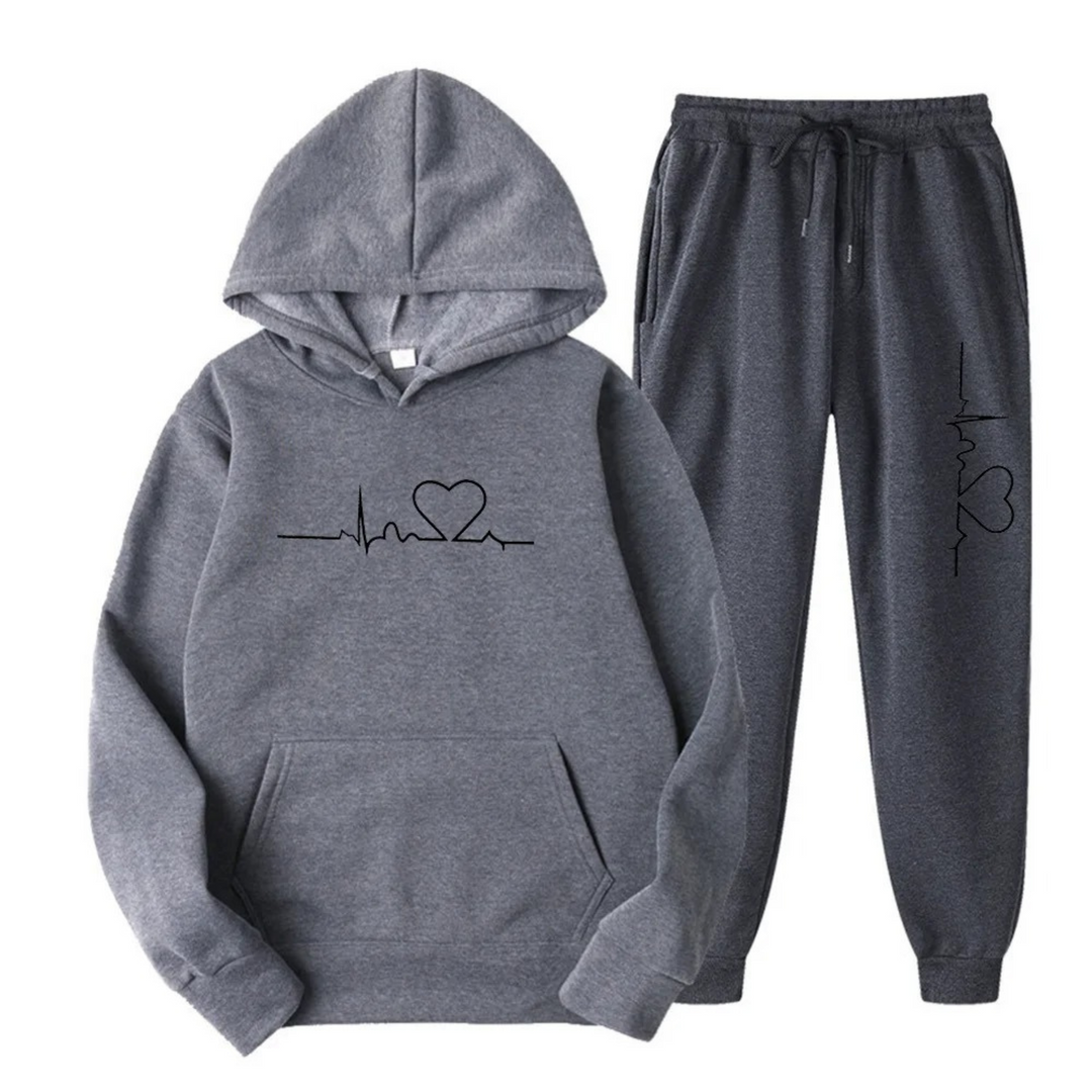 Women's Hoodie & Jogger Set in Grey