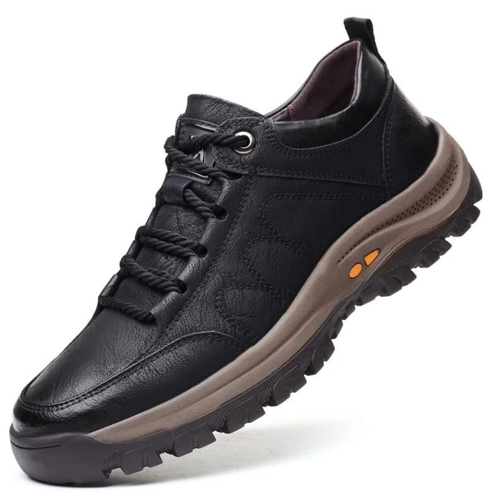 Men's Cushioned Lace-Up Shoes - Desmond - Black