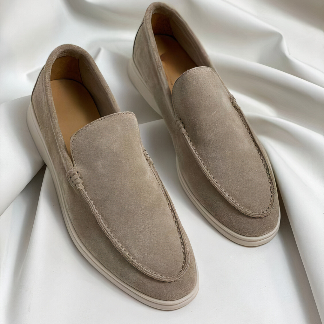 Men's Casual Slip-On Loafers - Barnaby - Beige