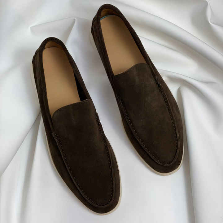 Men's Casual Slip-On Loafers - Barnaby - Brown