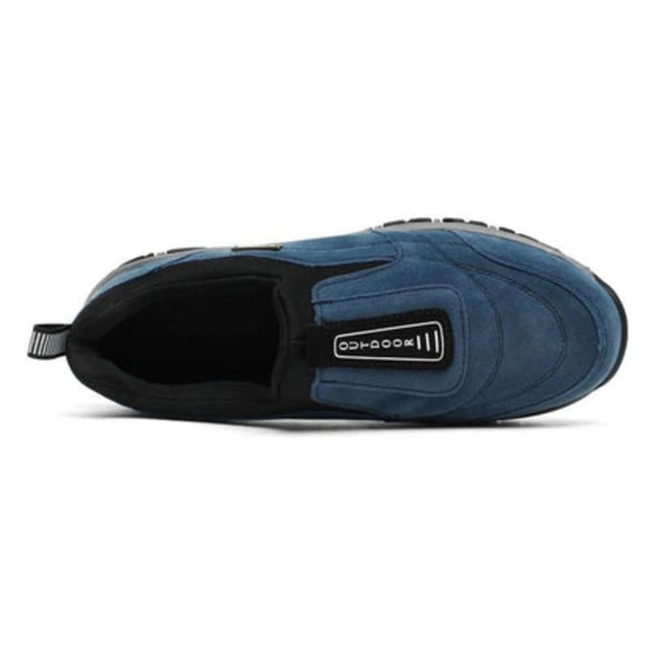 Men's Slip-On Walking Shoes with Pull Tab - Hugo - Blue