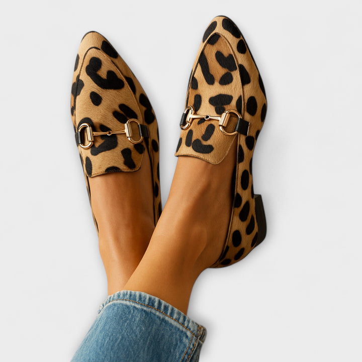 Women's Leopard Print Loafers - Wren - Leopard