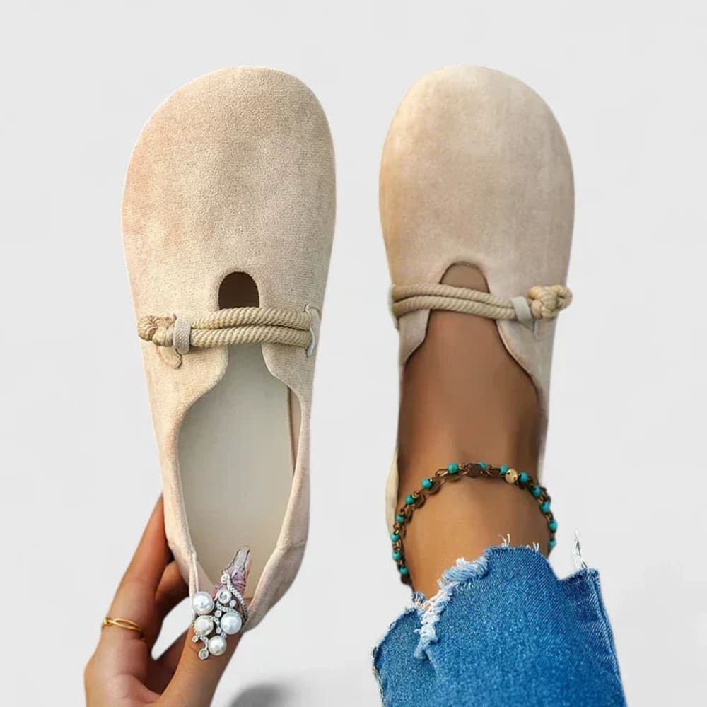 Women's Orthopedic Comfort Loafers - Vivienne - Beige