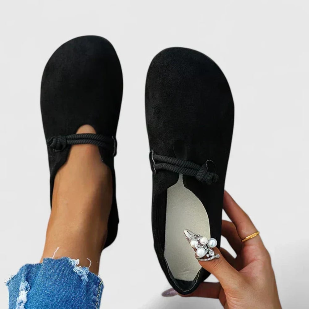 Women's Orthopedic Comfort Loafers - Vivienne - Black